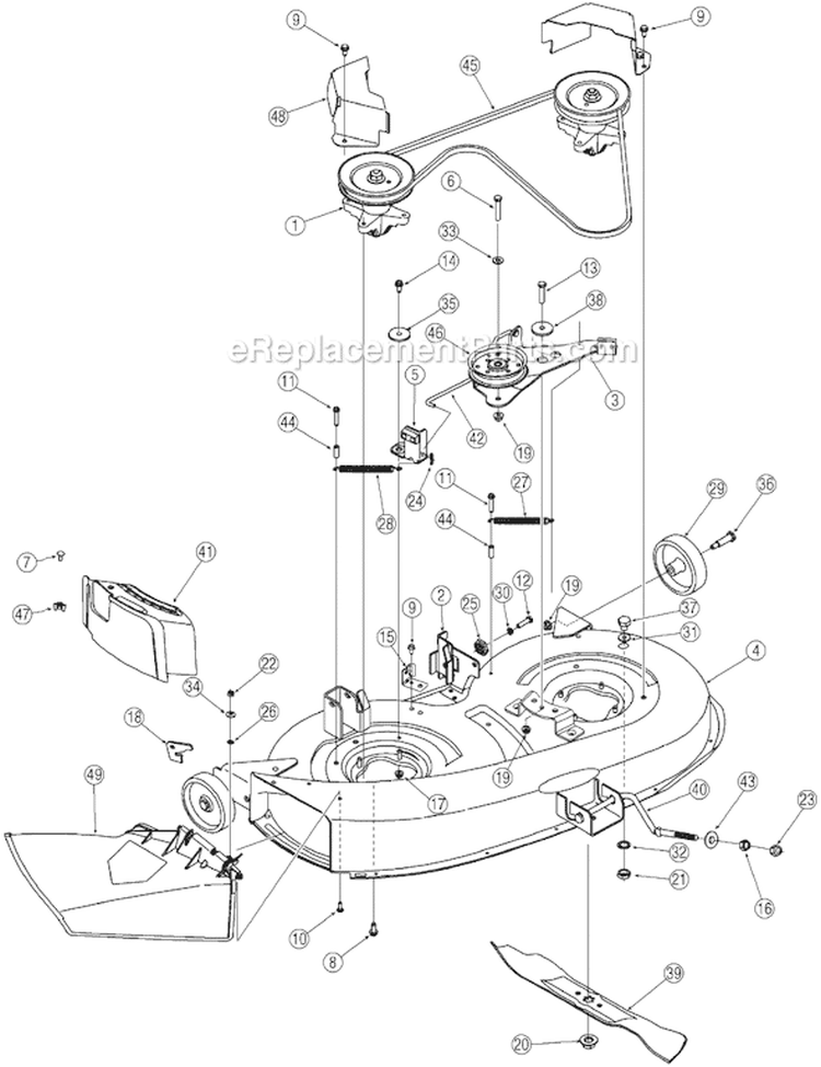 Page A Diagram and Parts List for 13A1762F700 2006 Yard Machines Lawn Tractor